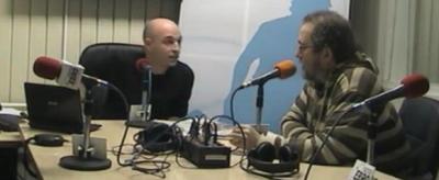 Chesús Yuste con Olivier Vilain (Radio Ebro)